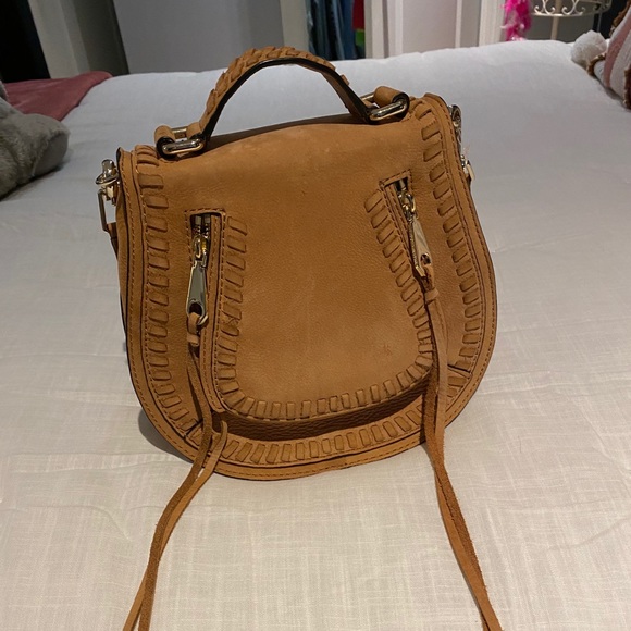 Rebecca Minkoff Handbags - Rebecca minkoff tan suede saddle bag